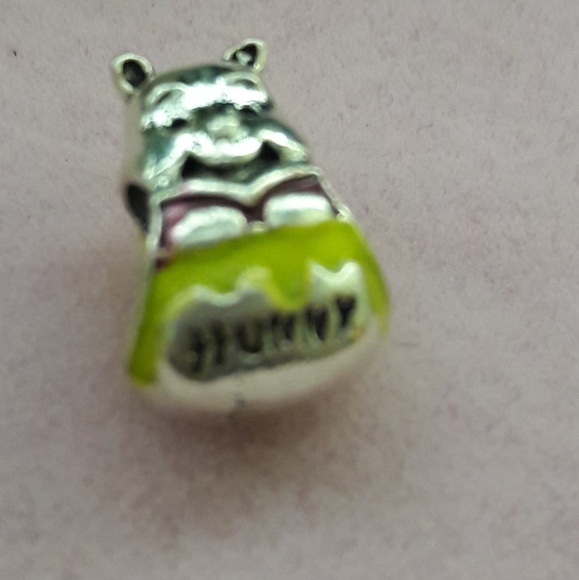 Disney hunny Pooh sliver slider charm - Picture 2 of 3